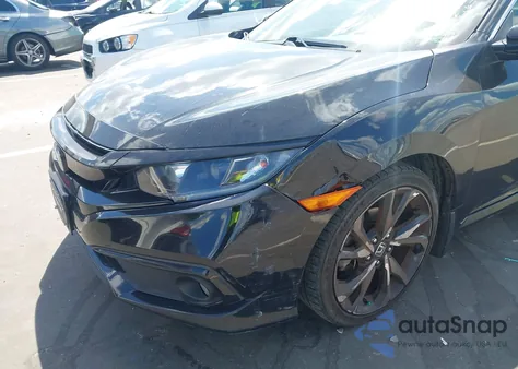 2020 Honda Civic Sport from USA, damaged, VIN 19XFC2F80LE013515
